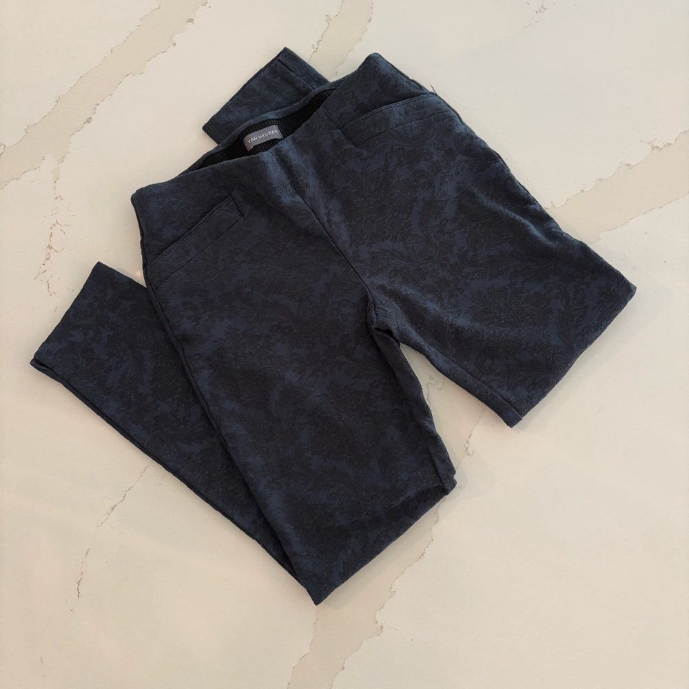 Van Heusen Women’s Navy and Black Legging Fit Trousers